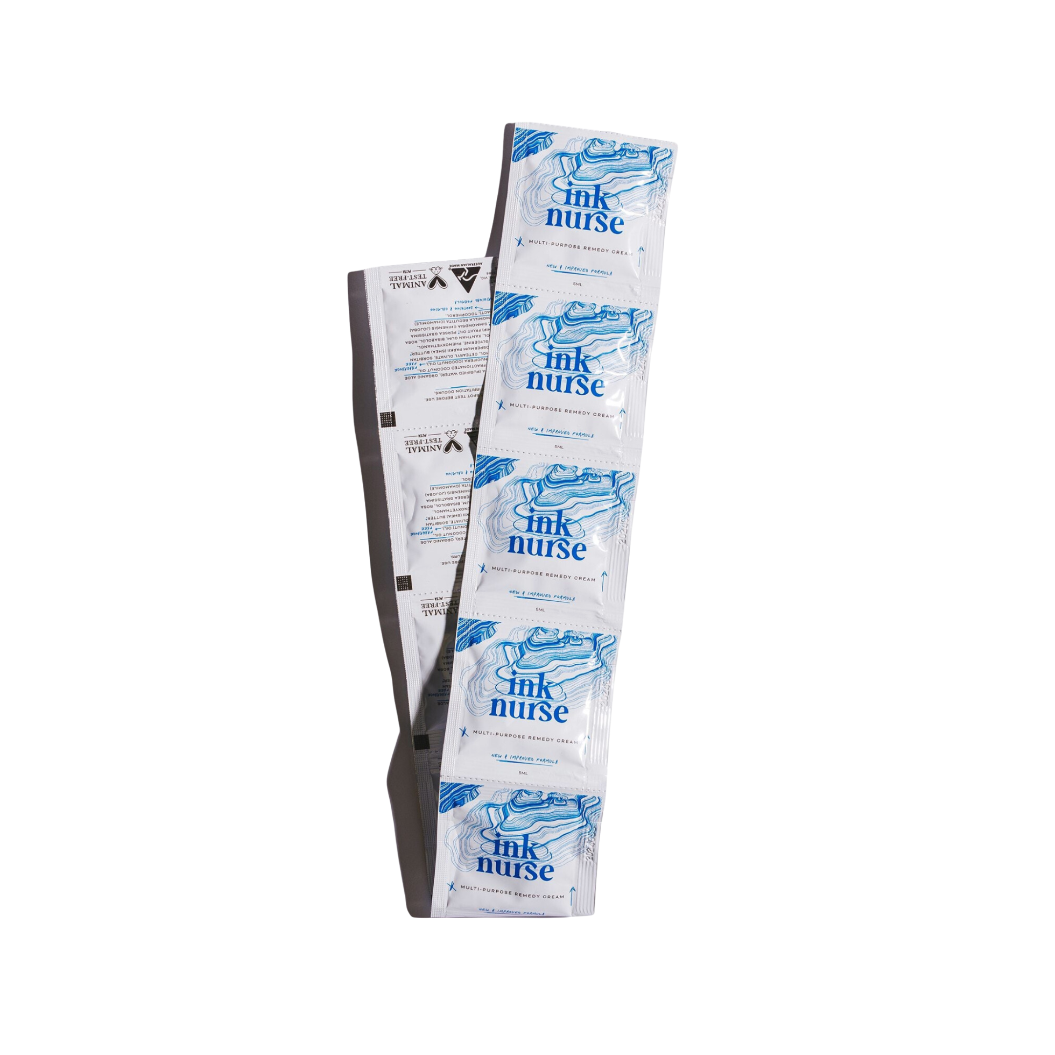 5ml Sachets (Strip of 10) Ink Nurse Tattoo Aftercare & Skin Remedy Cream